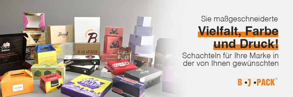 Individuell bedruckte Kartonbox