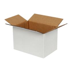 15x10x10 cm Einfacher Weißer Wellpappkarton