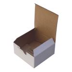 13,5x13,5x6,5 cm Fertige Weiße Box