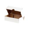 14x10x4 cm Weißer E-Commerce Versandkarton (4 Punkte)