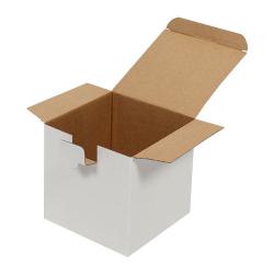 14x14x14 cm Fertige Weiße Box