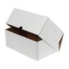 23,5x10x4,5 cm Weißer E-Commerce Versandkarton (4 Punkte)