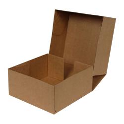 24,5x24,5x24,5x11,5 cm Kraft E-Commerce Versandkarton (4 Punkte)
