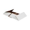 24,5x24,5x11,5 cm Weißer E-Commerce Versandkarton (4 Punkte)