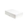 28x18x7 cm Fertige Weiße Box