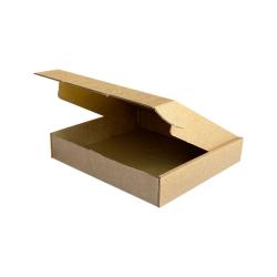 30x26x5,5 cm Ziplock-Box Kraft Doppelt Gewellt