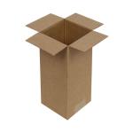 8x8x10 cm Paket Kraft Einfach Gewellt