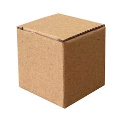 5x5x5 cm Kraft-Karton-Box Einfach Gewellt