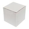 5x5x5 cm Weißer Karton Einzelwellpappe
