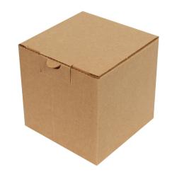 10,5x10,5x8 cm Kraftkarton Einfach Gewellt