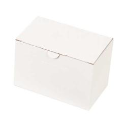 12x10x10,5 cm Weißer Karton Einzelwellpappe