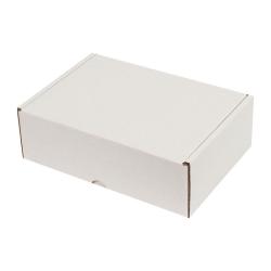 19x13x6 cm Weiße Kartonschachtel Mit Schloss