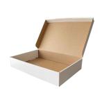 32x22x6 cm Weiße Pappschachtel
