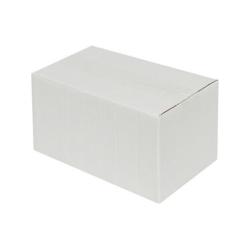 10x6x5 cm Paket Weißer Karton Einzeln Wellpappe