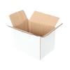10x7x7 cm Paket Weiß Doppelt Gewellt