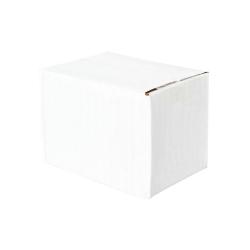 10x7x7 cm Paket Weiß Doppelt Gewellt