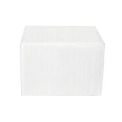 10x7x7 cm Paket Weiß Doppelt Gewellt